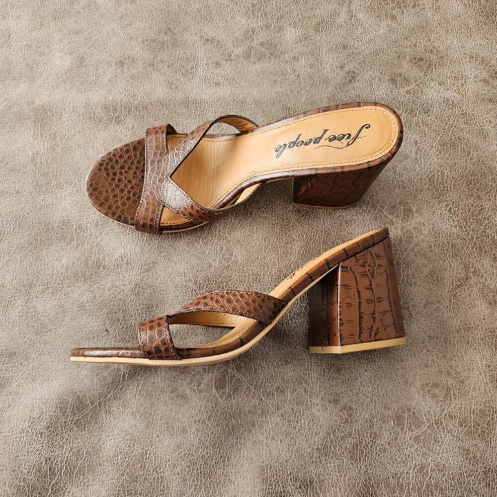 Free People Charlie V Heel Sandals